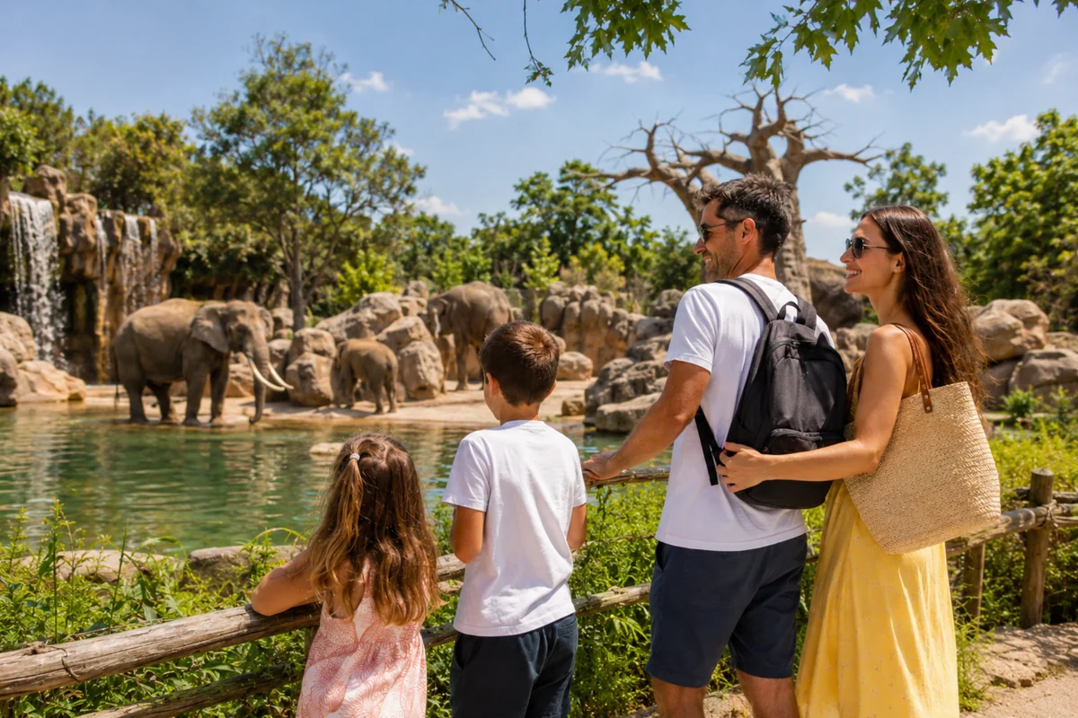 Bioparc Valencia con niños